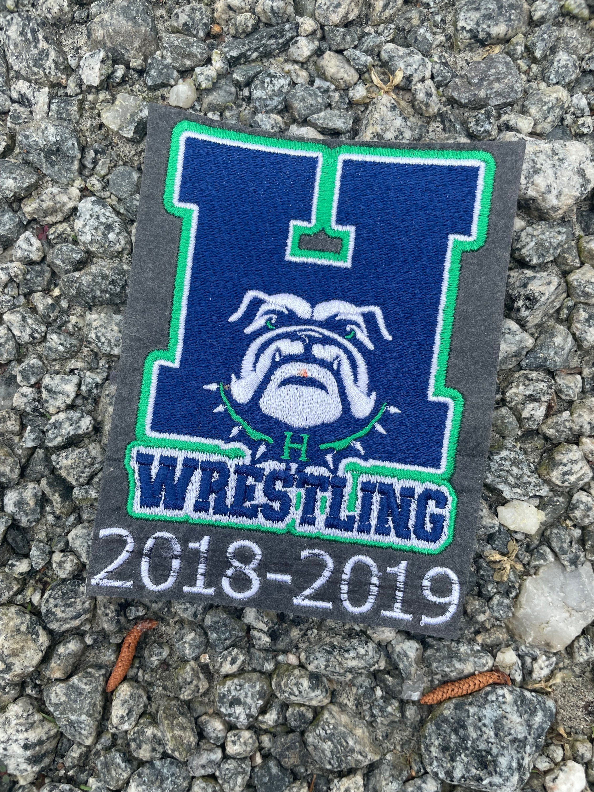 school wrestling embroidery