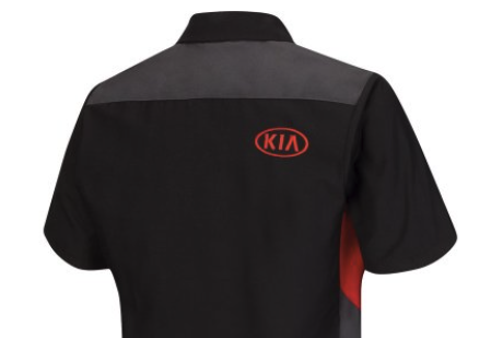 Custom embroidered apparel example